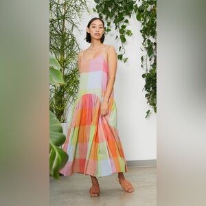 Rujuta Sheth Leila Dress in Jupiter Chex